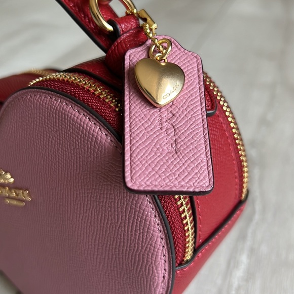 Coach Heart Crossbody In Colorblock & Charm - Picture 12 of 16